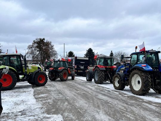 Protest rolników w powiecie hrubieszowskim [ZDJĘCIA]