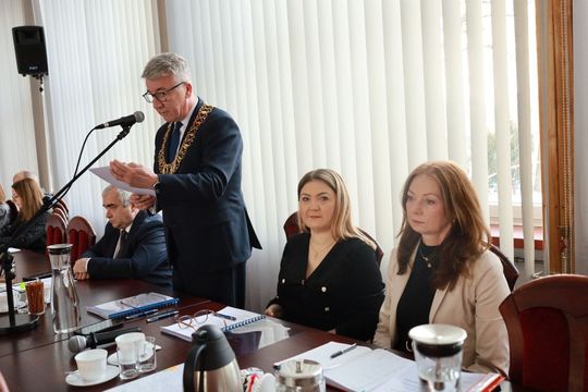 Tomaszów Lubelski: Sesja Rady Miasta z opłatkiem [ZDJĘCIA]