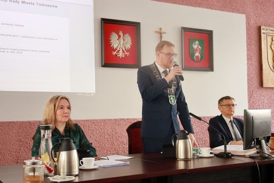 Tomaszów Lubelski: Sesja Rady Miasta z opłatkiem [ZDJĘCIA]