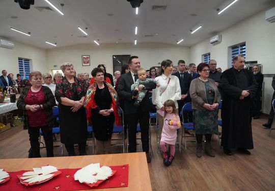 Sułów: Wójt z rodziną, radnymi i mieszkańcami na wspólnej Wigilii [ZDJĘCIA]
