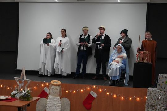 Sułów: Wójt z rodziną, radnymi i mieszkańcami na wspólnej Wigilii [ZDJĘCIA]