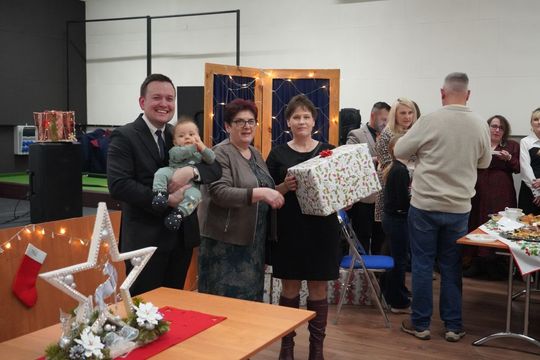 Sułów: Wójt z rodziną, radnymi i mieszkańcami na wspólnej Wigilii [ZDJĘCIA]