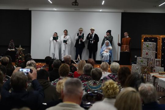 Sułów: Wójt z rodziną, radnymi i mieszkańcami na wspólnej Wigilii [ZDJĘCIA]