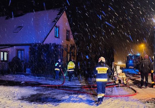 Mokrelipie: Od fajerwerków zapaliły się tuje przy domu!  [ZDJĘCIA]