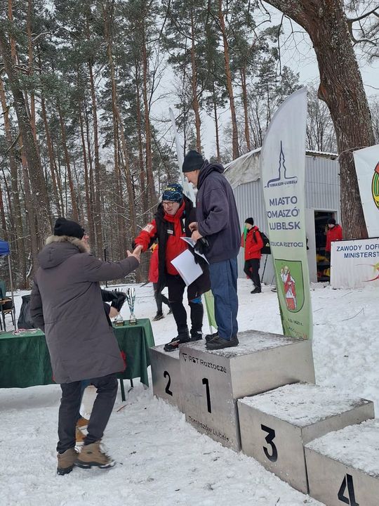 Tomaszów Lubelski: Mistrzostwa Krajowego Zrzeszenia LZS w biegach narciarskich [ZDJĘCIA]