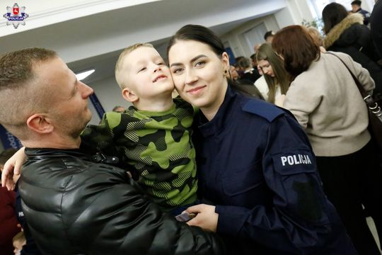 109 nowych policjantów. Będą pracować m.in. w Zamościu, Tomaszowie i Hrubieszowie [ZDJĘCIA]