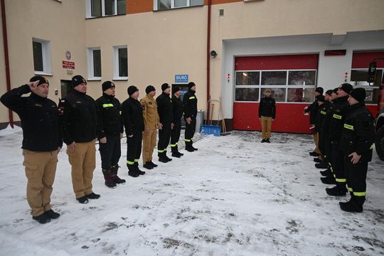 Pożegnanie ze służbą w PSP Hrubieszów - zdjęcia