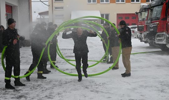 Pożegnanie ze służbą w PSP Hrubieszów - zdjęcia