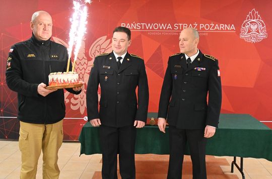 Pożegnanie ze służbą w PSP Hrubieszów - zdjęcia