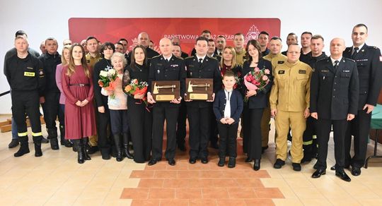 Pożegnanie ze służbą w PSP Hrubieszów - zdjęcia