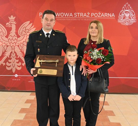 Pożegnanie ze służbą w PSP Hrubieszów - zdjęcia