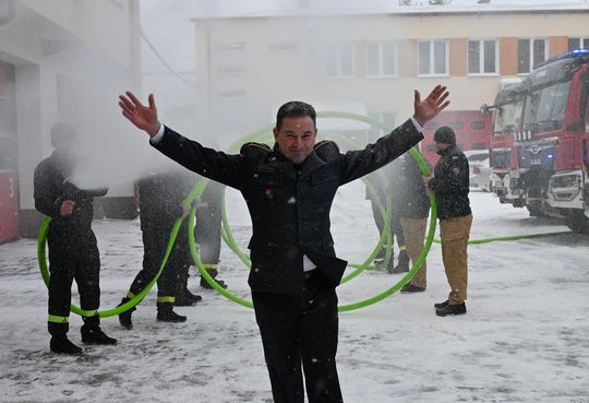 Pożegnanie ze służbą w PSP Hrubieszów - zdjęcia