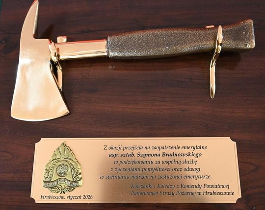 Pożegnanie ze służbą w PSP Hrubieszów - zdjęcia