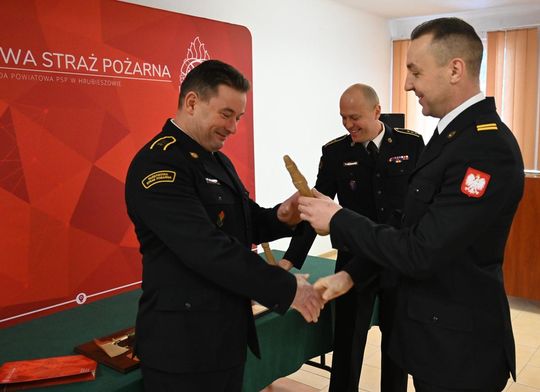 Pożegnanie ze służbą w PSP Hrubieszów - zdjęcia