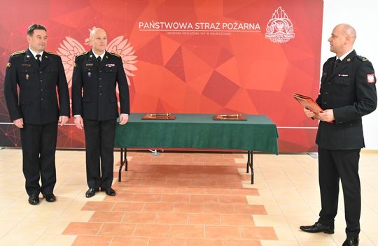 Pożegnanie ze służbą w PSP Hrubieszów - zdjęcia