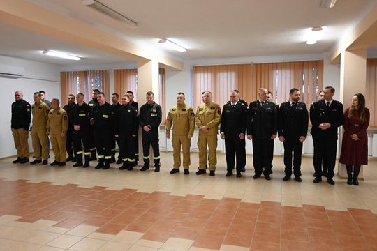 Pożegnanie ze służbą w PSP Hrubieszów - zdjęcia