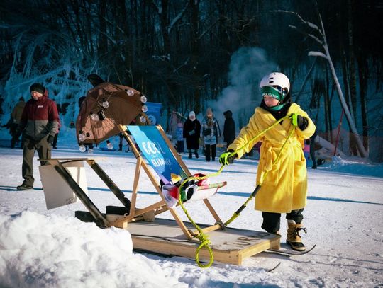 Biała Góra: Konkurs na zjazd na byle czym. Co to były za machiny! [ZDJĘCIA]