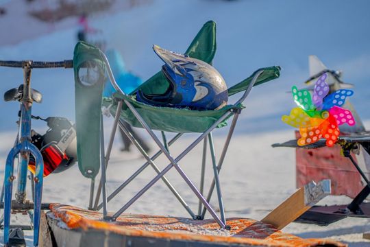 Biała Góra: Konkurs na zjazd na byle czym. Co to były za machiny! [ZDJĘCIA]