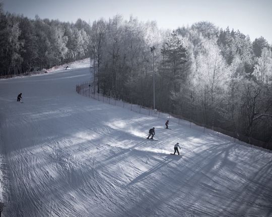 Biała Góra: Konkurs na zjazd na byle czym. Co to były za machiny! [ZDJĘCIA]