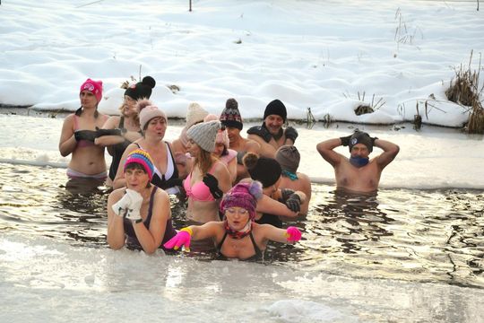 Morsy spod Młyna morsowali dla WOŚP [ZDJĘCIA]