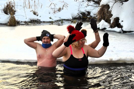 Morsy spod Młyna morsowali dla WOŚP [ZDJĘCIA]