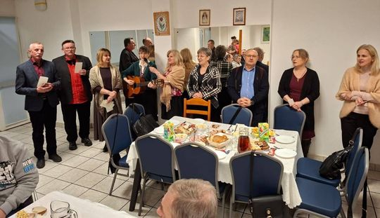 Spotkanie opłatkowe w DPS w Tyszowcach zorganizowane przez Stowarzyszenie "Samarytanin" [ZDJĘCIA]