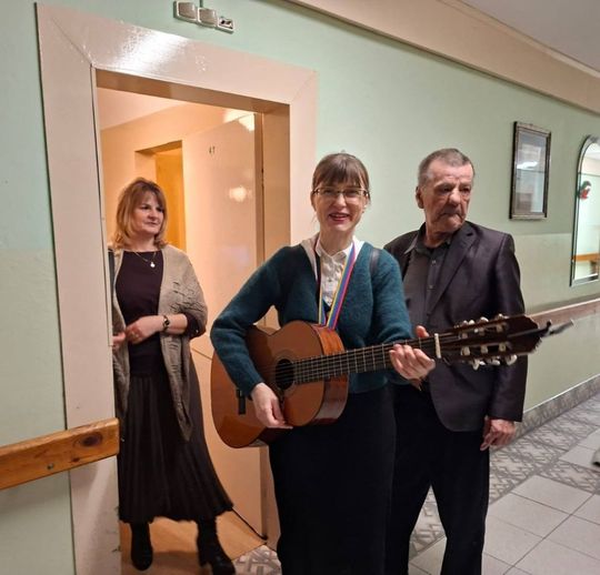 Spotkanie opłatkowe w DPS w Tyszowcach zorganizowane przez Stowarzyszenie "Samarytanin" [ZDJĘCIA]