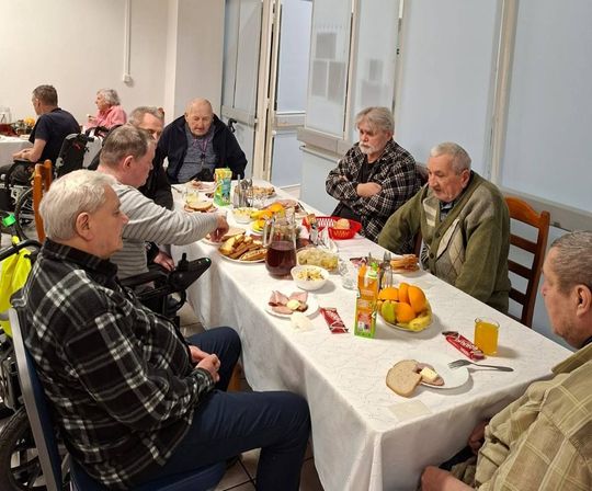 Spotkanie opłatkowe w DPS w Tyszowcach zorganizowane przez Stowarzyszenie "Samarytanin" [ZDJĘCIA]