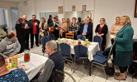 Spotkanie opłatkowe w DPS w Tyszowcach zorganizowane przez Stowarzyszenie "Samarytanin" [ZDJĘCIA]