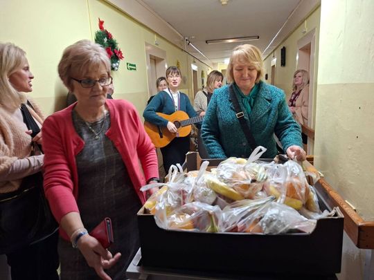 Spotkanie opłatkowe w DPS w Tyszowcach zorganizowane przez Stowarzyszenie "Samarytanin" [ZDJĘCIA]
