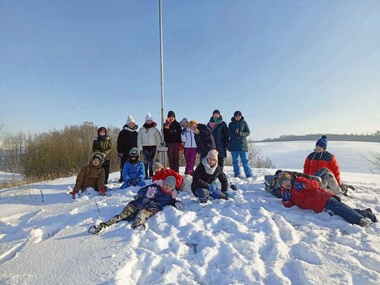 Zadębce: To był prawdziwy kulig! Uczniowie podstawówek mieli frajdę [ZDJĘCIA]