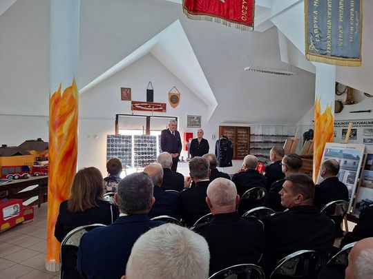Pożegnanie strażaka w gminie Tomaszów Lubelski - galeria zdjęć