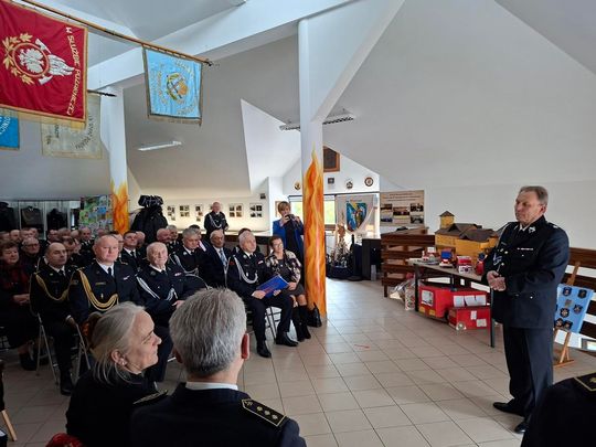 Pożegnanie strażaka w gminie Tomaszów Lubelski - galeria zdjęć