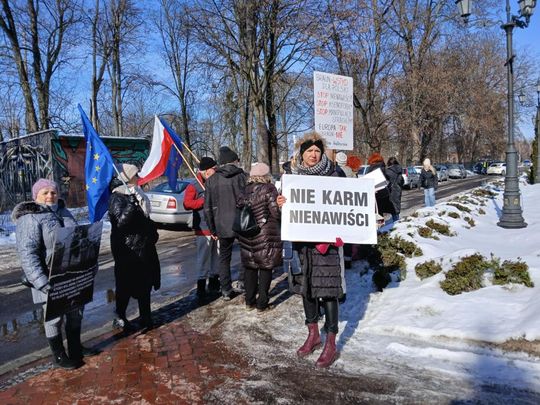 Pikieta "Stop nienawiści" w Zamościu - galeria zdjęć