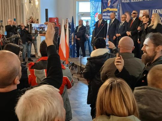 Grzegorz Braun w Zamościu - galeria zdjęć ze spotkania