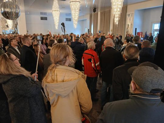 Grzegorz Braun w Zamościu - galeria zdjęć ze spotkania