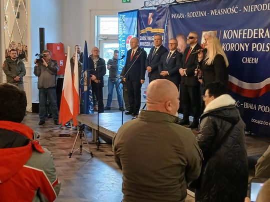 Grzegorz Braun w Zamościu - galeria zdjęć ze spotkania