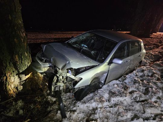Telatyn: Nietrzeźwa 50-latka zderzyła się z dwoma samochodami [ZDJĘCIA]