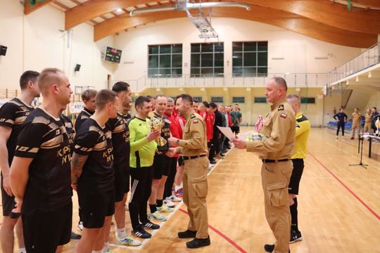 Mistrzostwa Województwa Lubelskiego Strażaków PSP w Halowej Piłce Nożnej [ZDJĘCIA]