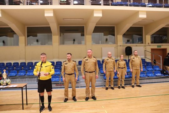 Mistrzostwa Województwa Lubelskiego Strażaków PSP w Halowej Piłce Nożnej [ZDJĘCIA]