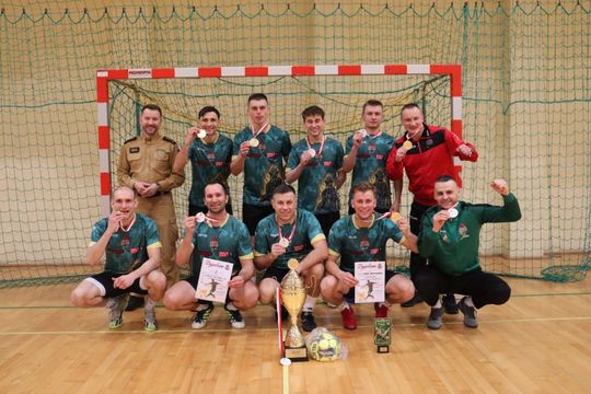 Mistrzostwa Województwa Lubelskiego Strażaków PSP w Halowej Piłce Nożnej [ZDJĘCIA]