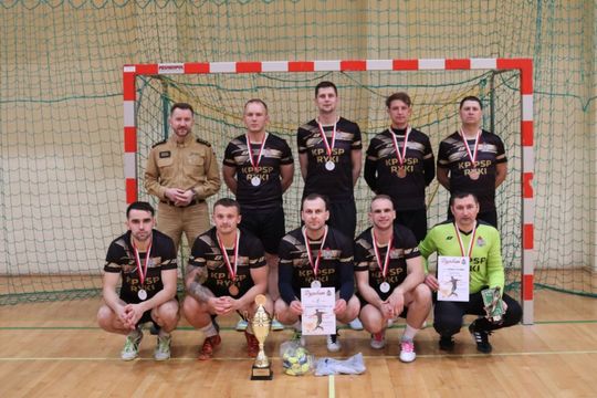 Mistrzostwa Województwa Lubelskiego Strażaków PSP w Halowej Piłce Nożnej [ZDJĘCIA]