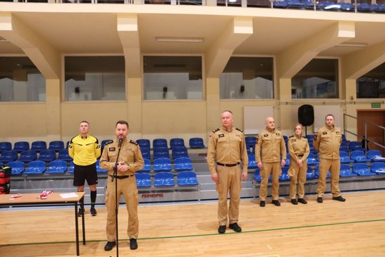 Mistrzostwa Województwa Lubelskiego Strażaków PSP w Halowej Piłce Nożnej [ZDJĘCIA]