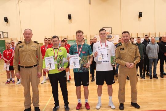 Mistrzostwa Województwa Lubelskiego Strażaków PSP w Halowej Piłce Nożnej [ZDJĘCIA]