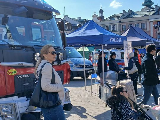 Rejestracja dawców szpiku na Rynku Wielkim w Zamościu - galeria zdjęć