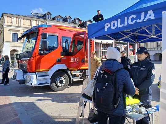 Rejestracja dawców szpiku na Rynku Wielkim w Zamościu - galeria zdjęć