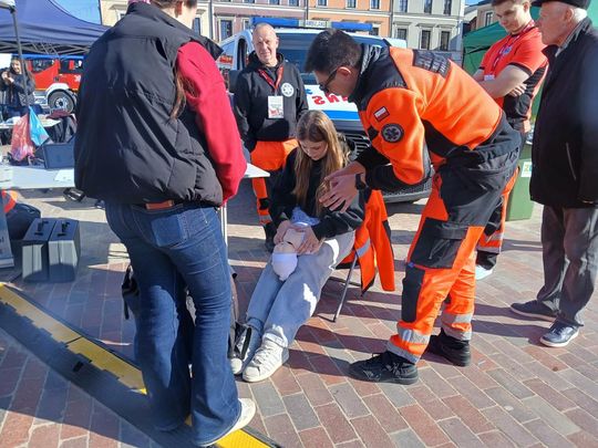 Rejestracja dawców szpiku na Rynku Wielkim w Zamościu - galeria zdjęć