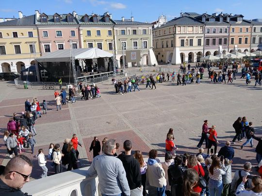 Rejestracja dawców szpiku na Rynku Wielkim w Zamościu - galeria zdjęć