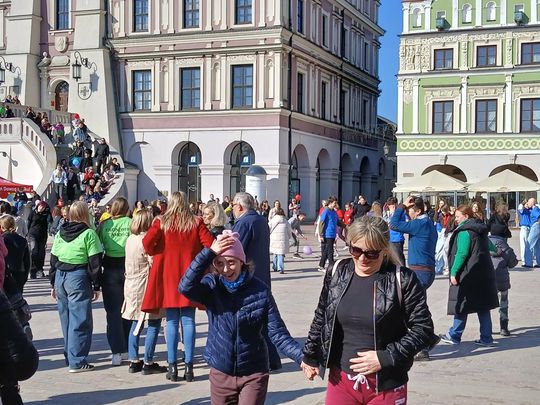 Rejestracja dawców szpiku na Rynku Wielkim w Zamościu - galeria zdjęć