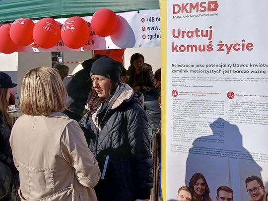 Rejestracja dawców szpiku na Rynku Wielkim w Zamościu - galeria zdjęć